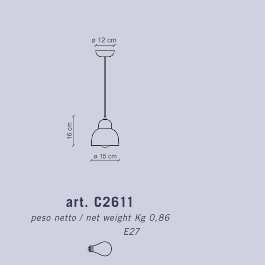 Ferroluce Decò lustre en céramique BIRIMBAU C2611 E27 LED