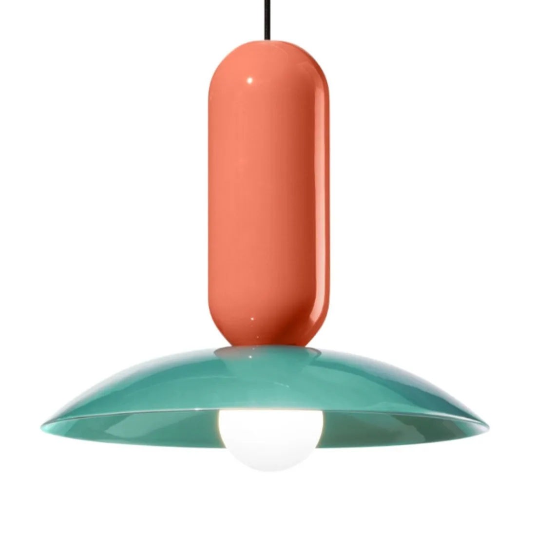 Ferroluce Decò lámpara de araña de cerámica PAU C2630 E27 LED