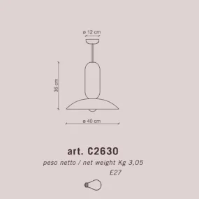 Ferroluce Decò lámpara de araña de cerámica PAU C2630 E27 LED