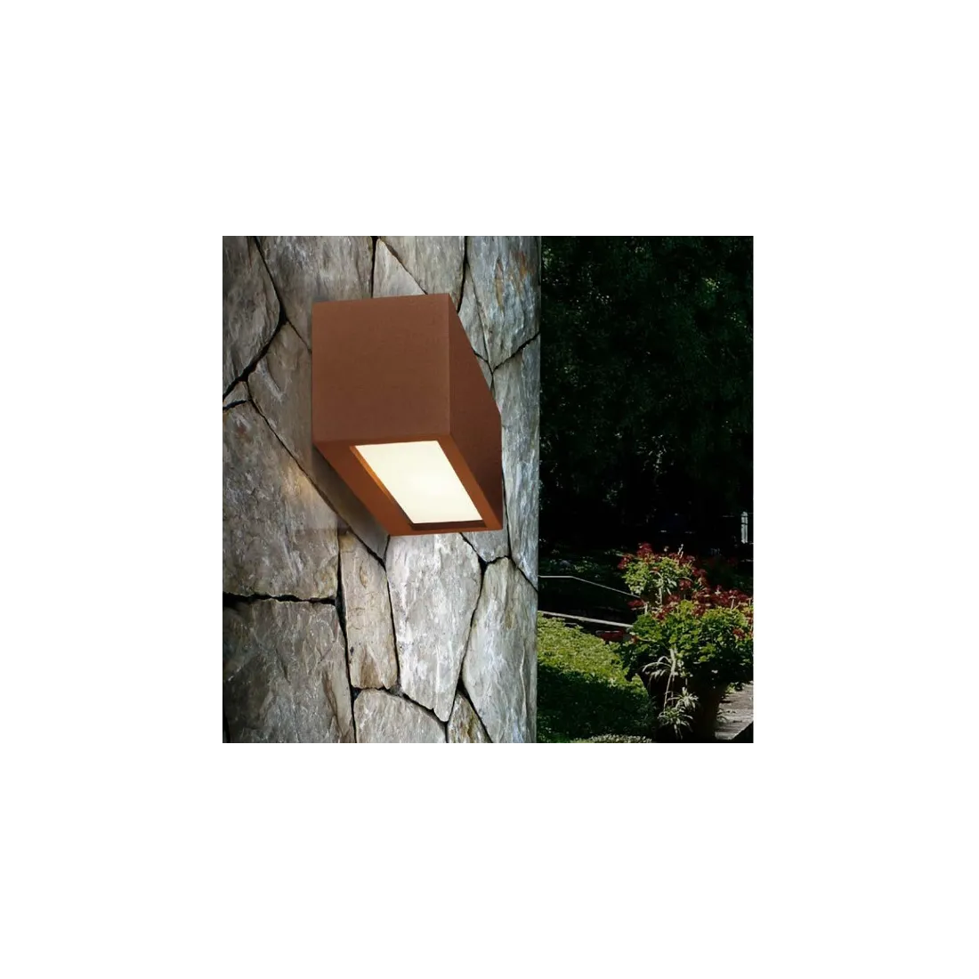 PN-CONNECTION EST168 E27 applique murale classique rouille biémission applique murale externe IP54