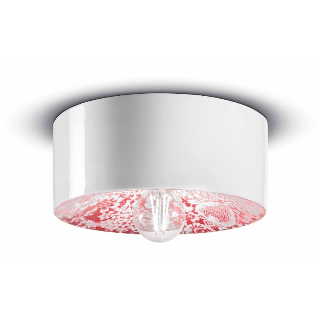 Plafoniera ceramica Ferroluce Decò PI C1793 E27 LED