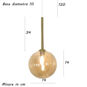 Lustre classique Illuminando BOLLE SP1 OR AM