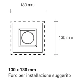 Foco empotrable Sforzin ATTICA ORIENTABLE T177 GU10 LED