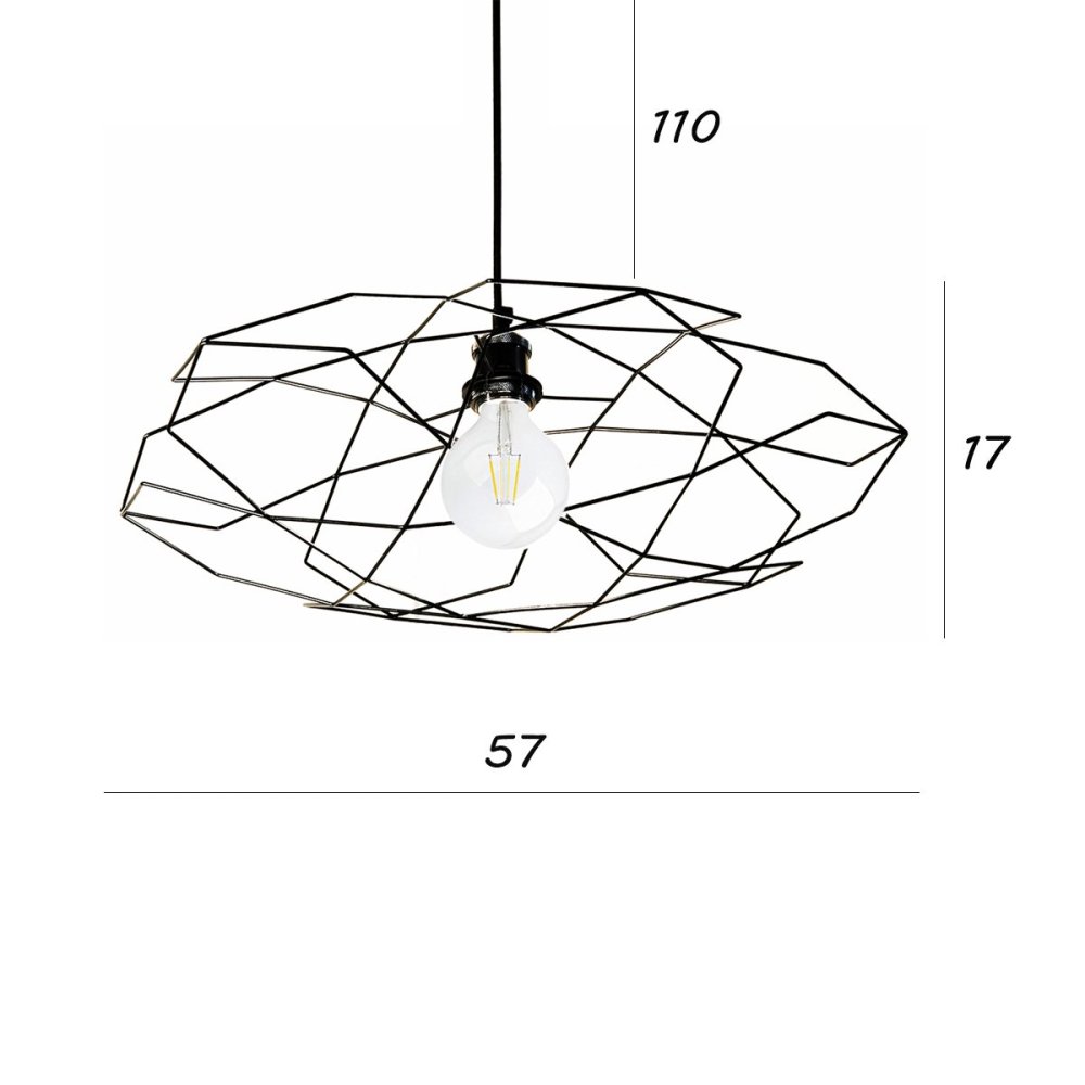 Moderner Kronleuchter Illuminando PENTAGONO SP P