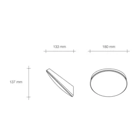 Applique murale en plâtre Sforzin Lighting PATRA T394 GX53 LED
