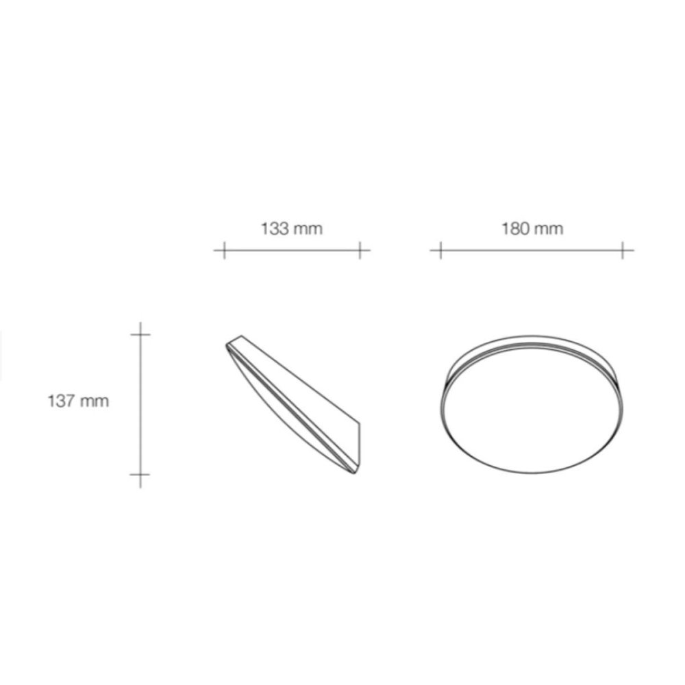 Sforzin iluminación aplique de yeso PATRA T394 GX53 LED