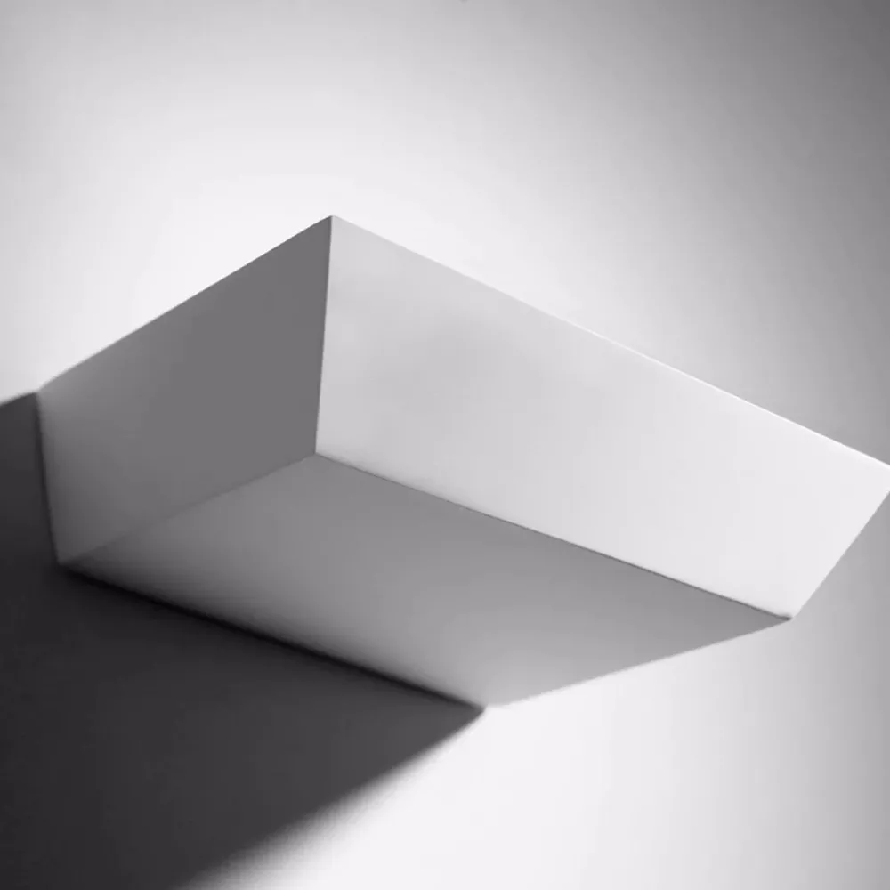 Applique murale en plâtre Sforzin ANCHISE T374 GX53 éclairage LED