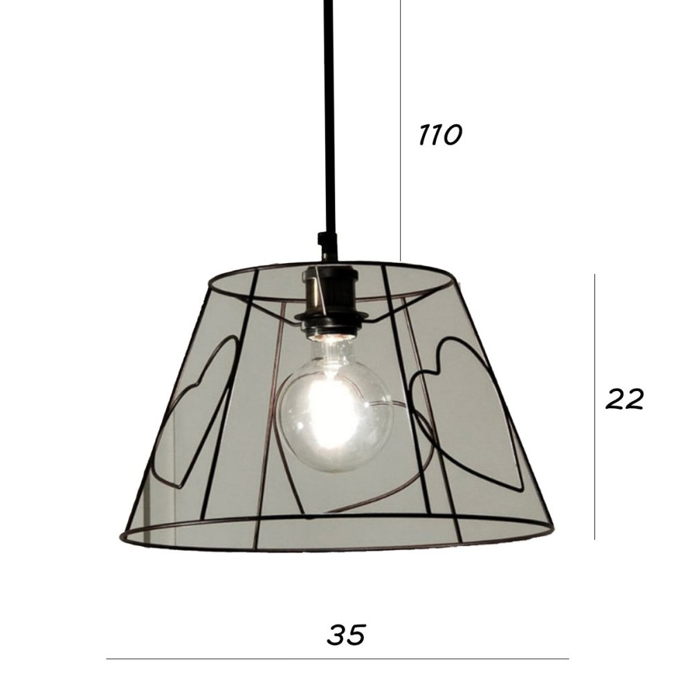 Moderner Kronleuchter Illuminando CUORI SP 35 E27 LED