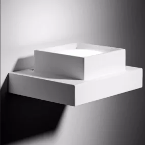 Sforzin SIBARI T379 GX53 LED-Wandleuchte aus Gips