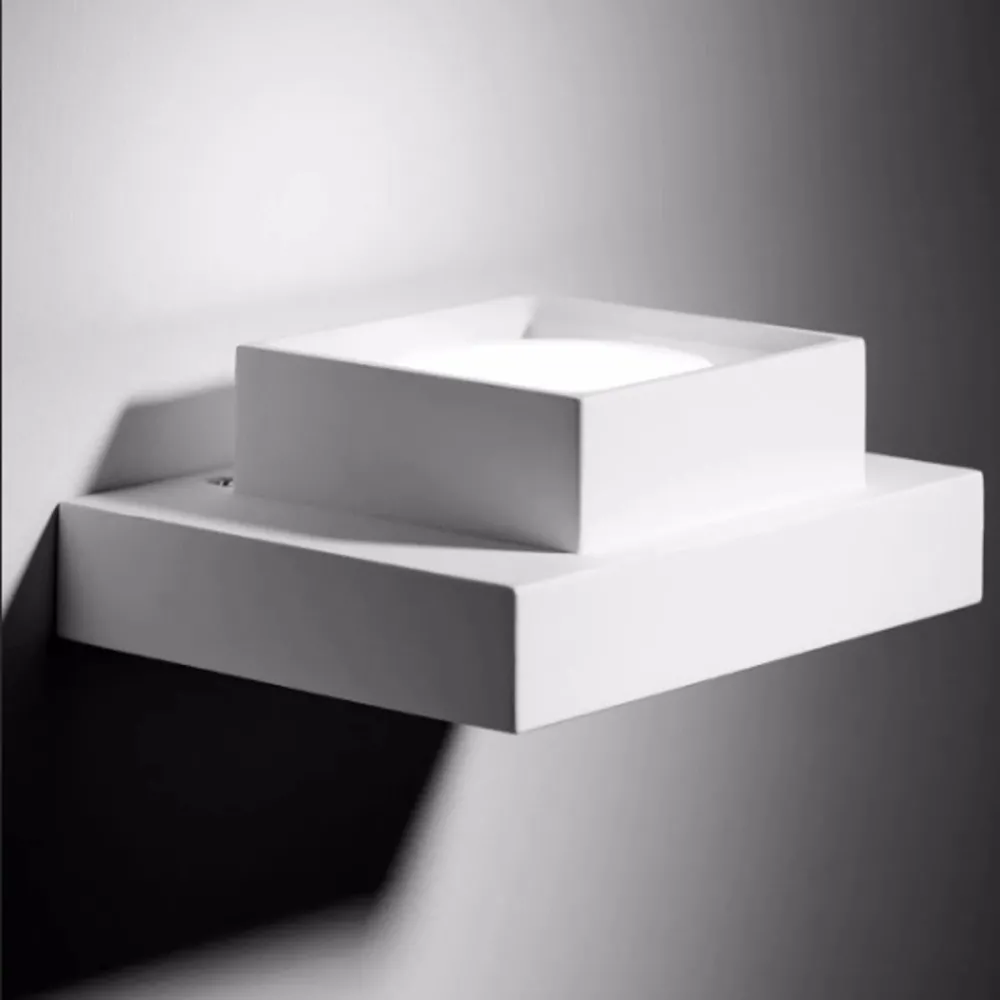 Applique LED en plâtre Sforzin SIBARI T379 GX53