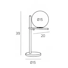 Abat-jour moderna Top Light BOOMERANG 1200 P