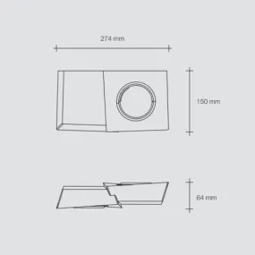 Applique ANCHISE di Sforzin illuminazione