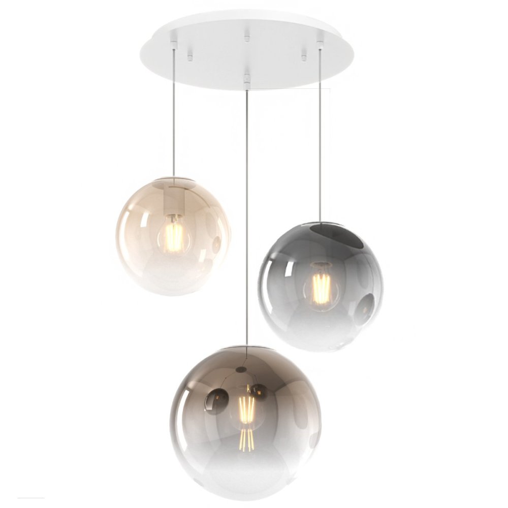 Lustre moderne Top Light BIG ECLIPSE 1194 BI S3 TMIX MC