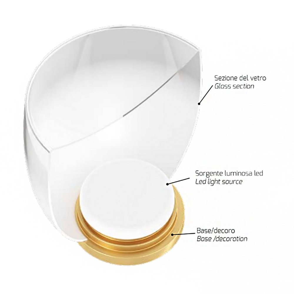 Lámpara de araña moderna Top Light DRUM 1192 BI S1 SP BI