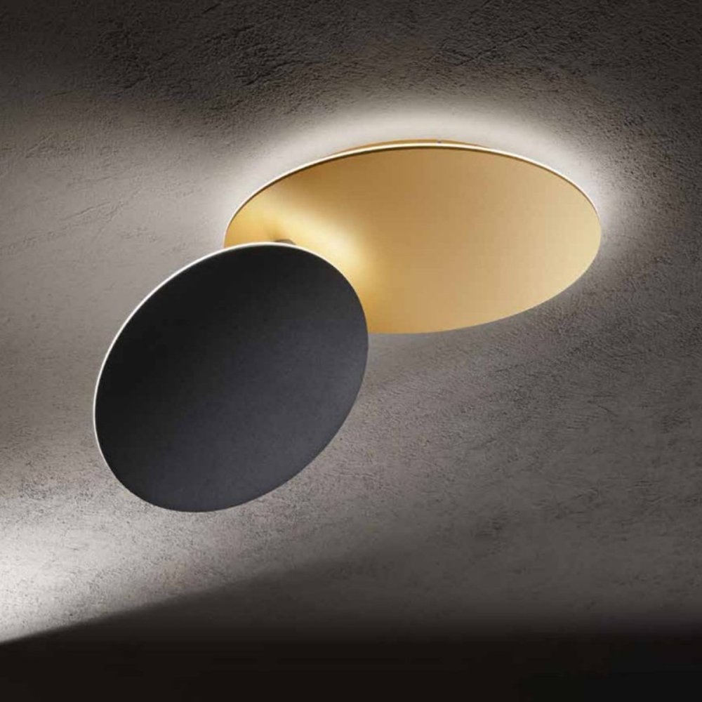 Plafoniera moderna Perenz illumina DRUM 8232 LED alluminio acrilico orientabile lampada soffitto