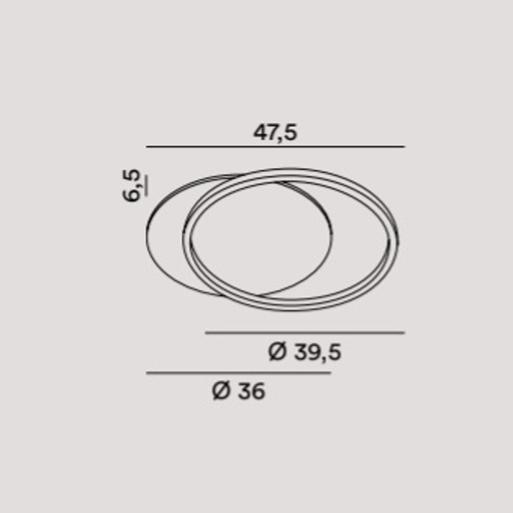 Plafoniera ORBIT di Perenz illumina