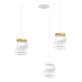 Lampadario moderno Top Light DRUM 1192 BI S3 SP BO