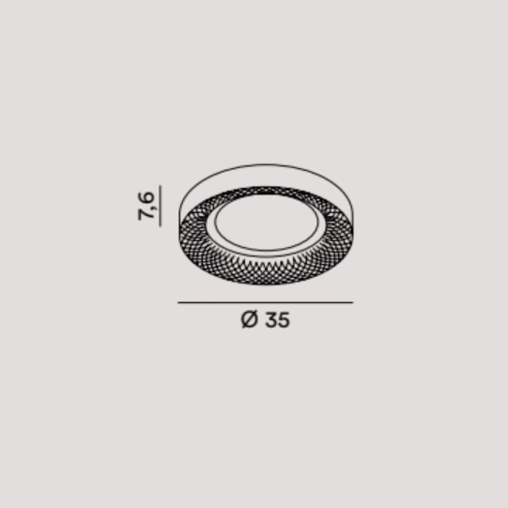 Le plafonnier classique Perenz illumine HIVE 8154 8156 LED