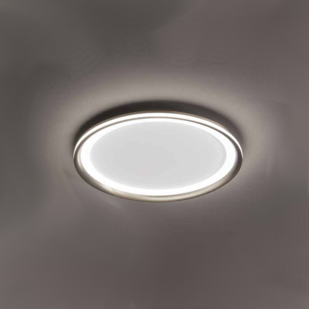 Plafoniera moderna Perenz illumina EDGE 8196 8198 GR LC LED lampada soffitto