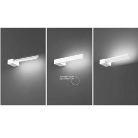 Applique moderno Perenz illumina ELLE 8228 CT LED orientabile lampada parete