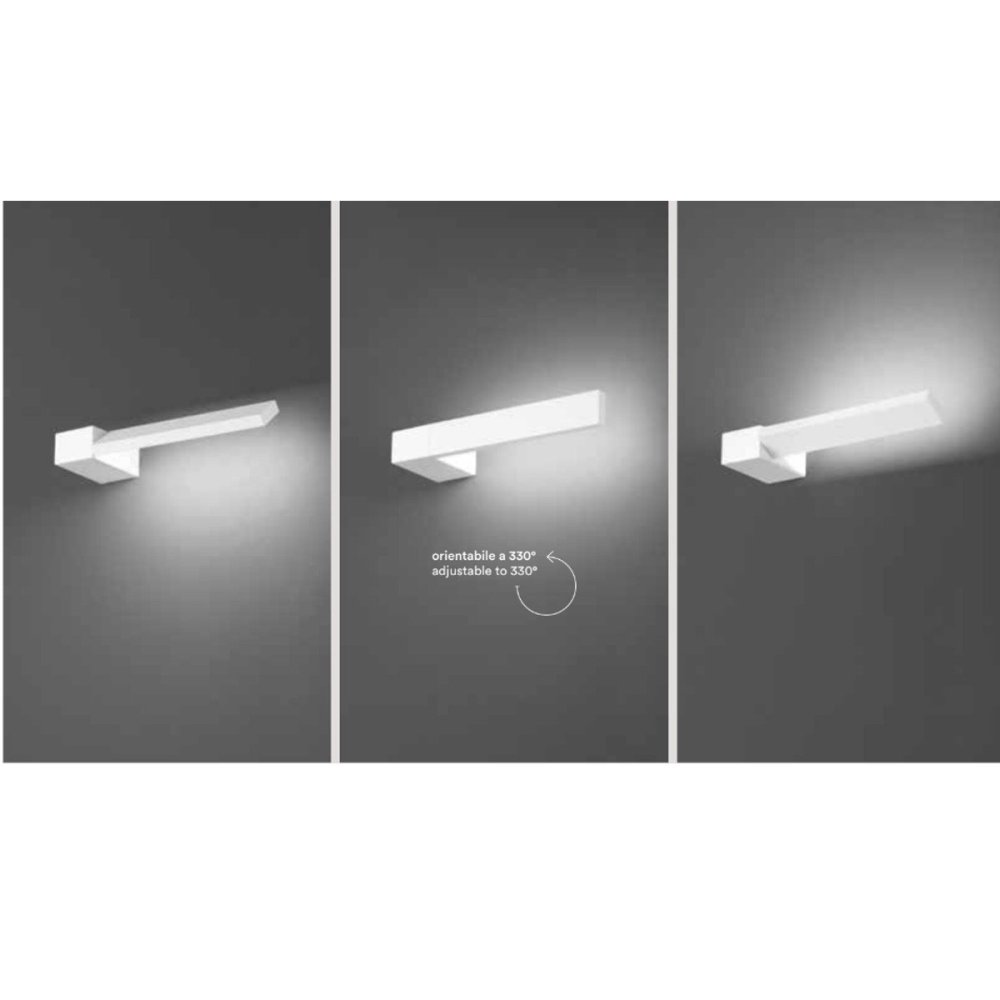 Applique moderno Perenz illumina ELLE 8228 CT LED orientabile lampada parete