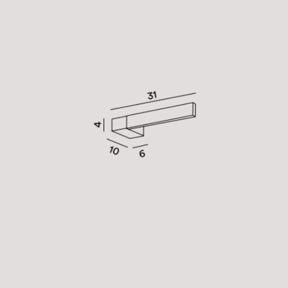 La moderna lámpara de pared Perenz ilumina ELLE 8228 CT LED