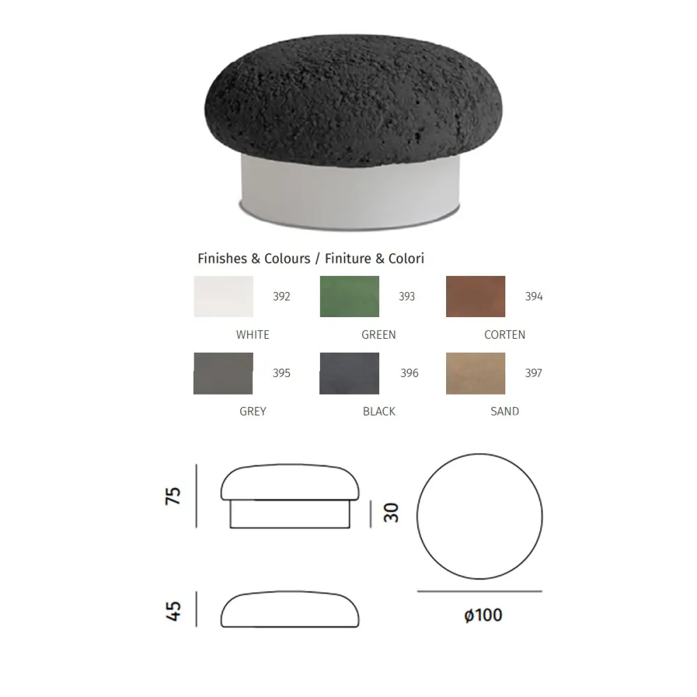 Segnapasso rustico esterno 9010 Belfiore OOLITE TERRA 1115F