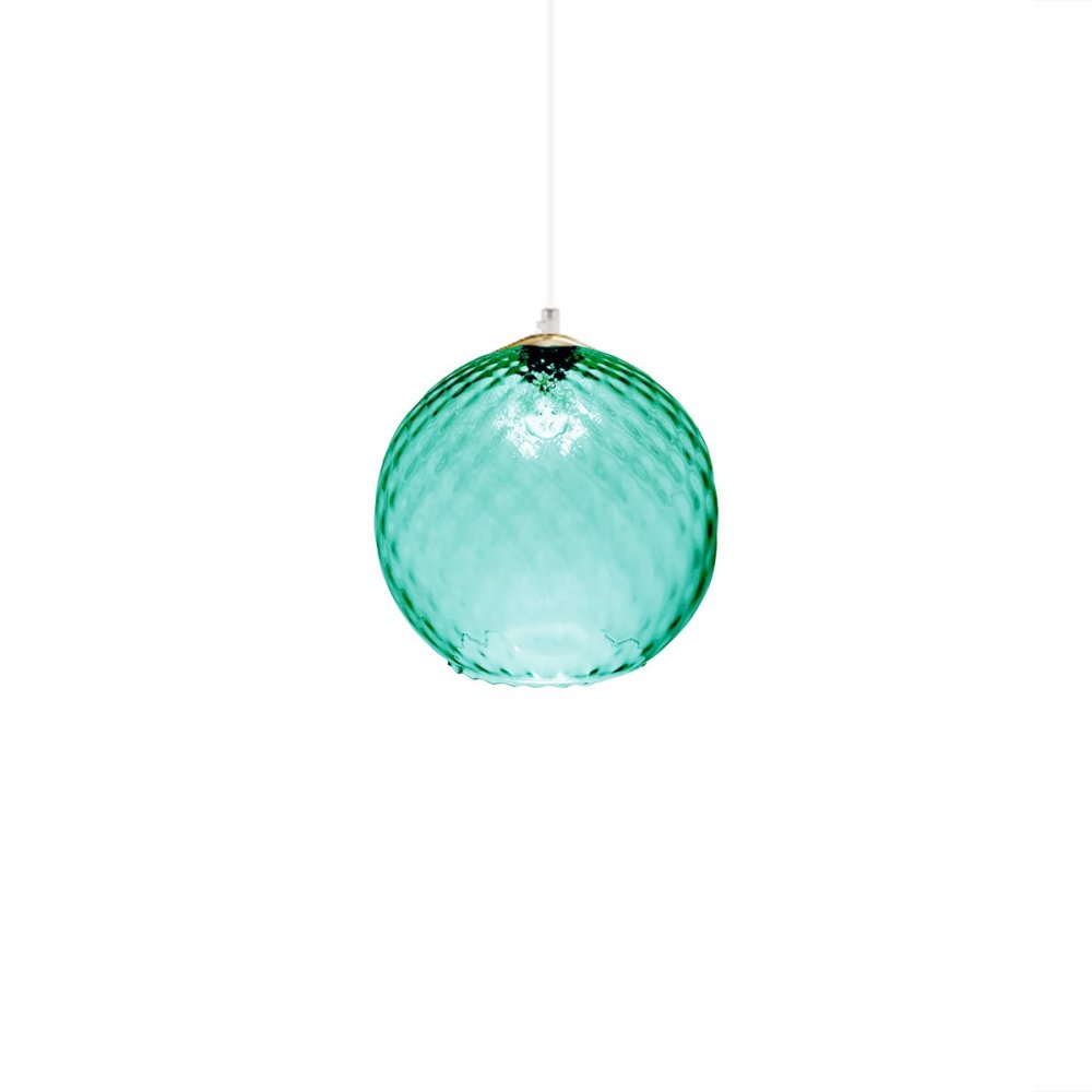 Lampadario vetro verde Due P VELVET 2720 SP