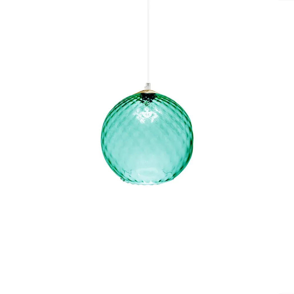 Lampadario vetro verde Due P VELVET 2720 SP
