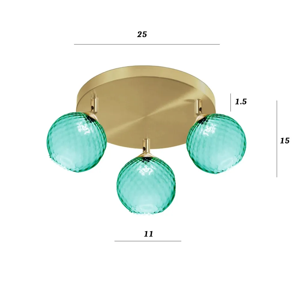 Plafoniera faretti Due P UNIVERSE 2719 PL3