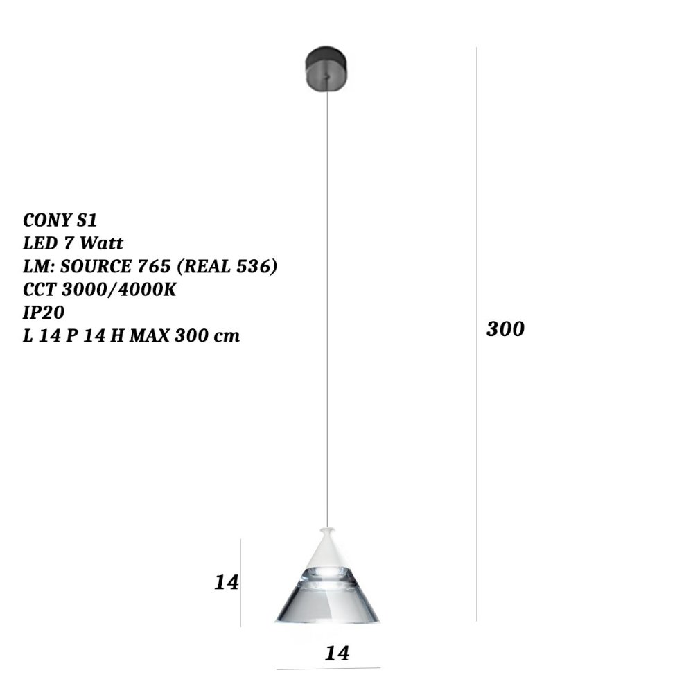 Promoingross CONY S1 LED-Kronleuchter