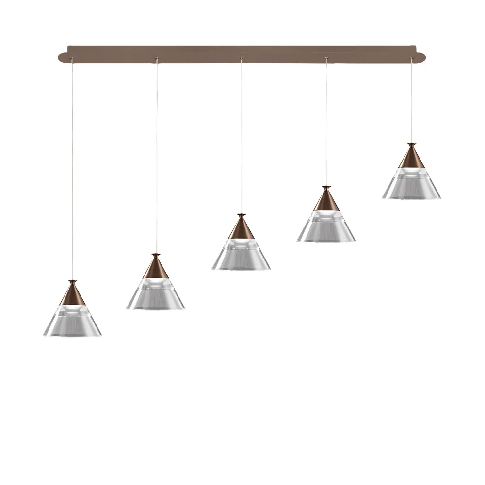 Promoingross LED-Kronleuchter CONY S5TR