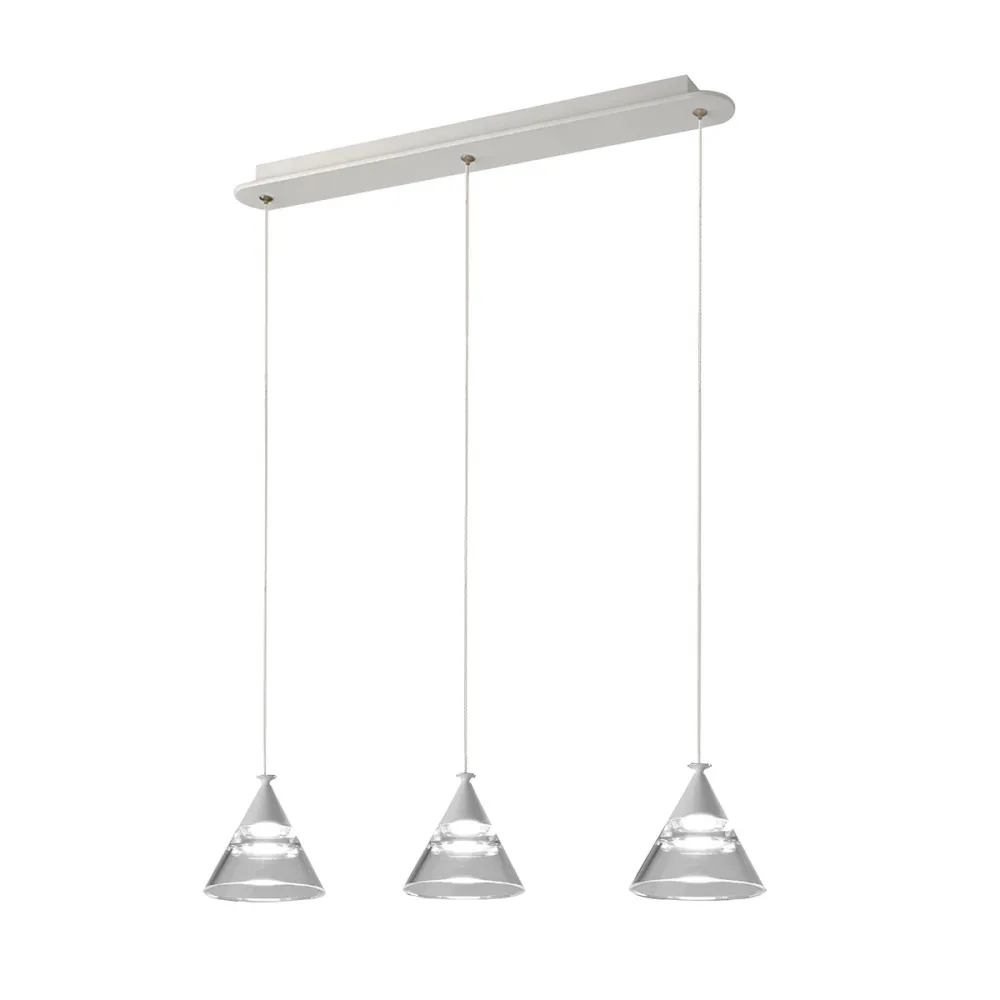 Promoingross LED-Kronleuchter CONY S3TR