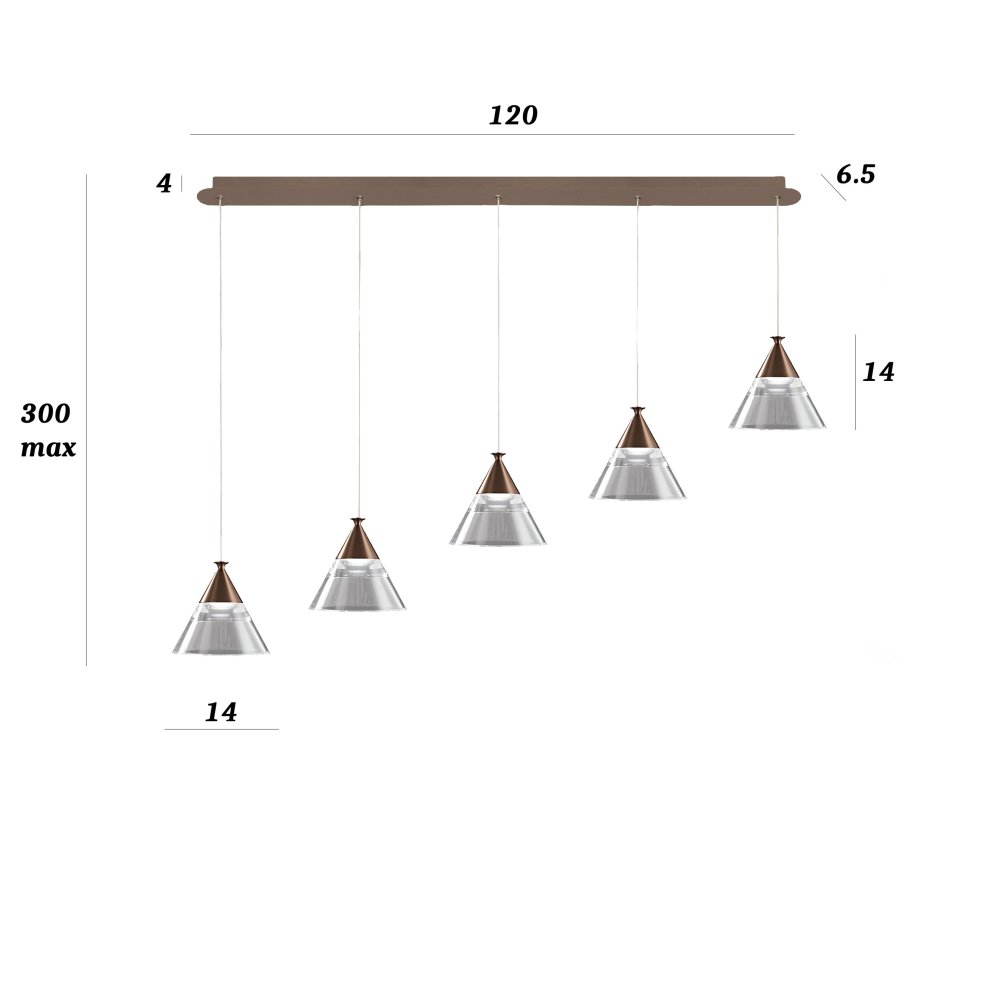 Lampadario led Promoingross CONY S5TR