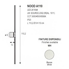 Applique led Promoingross NOOD A110 LED CCT