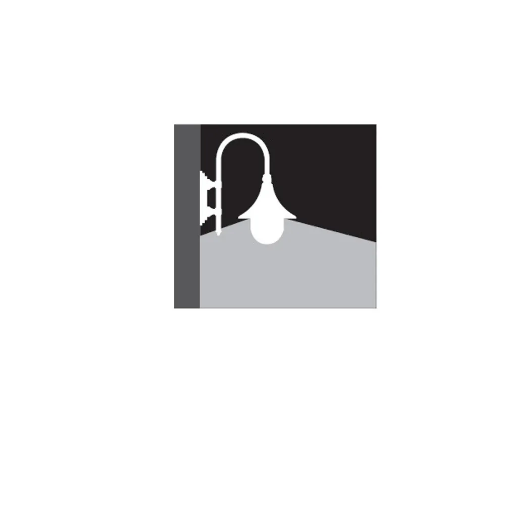 Klassische Wandleuchte Livos LAMPARA 347 06 E27 LED