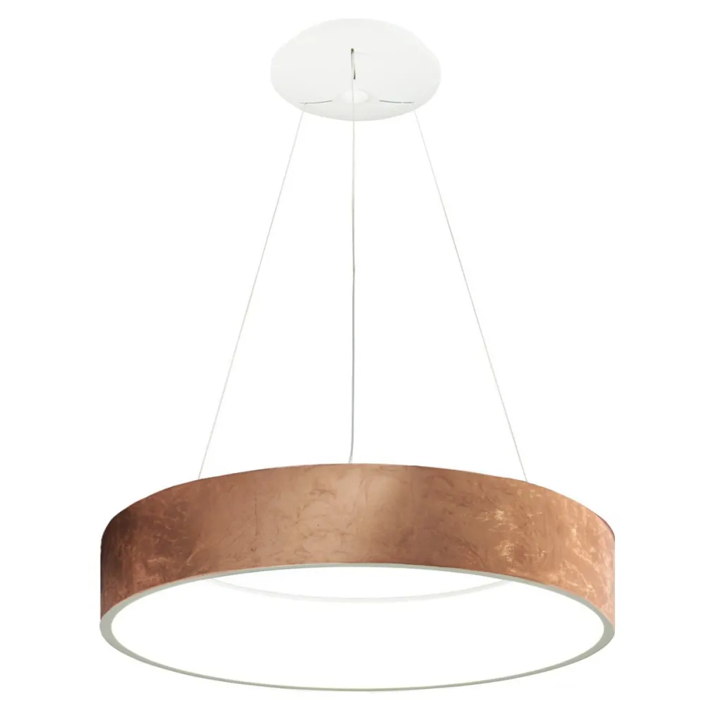 Promoingross Kronleuchter AURORA S80 RF COPPER LEAF CCT