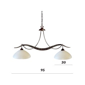 Lustre classique Due P éclairage YOKE 2712 S2