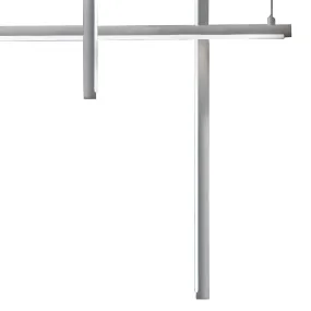 Promoingross LED-Kronleuchter NOOD S145 LED CCT