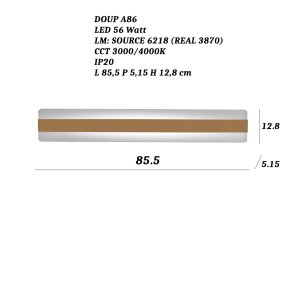 Applique Promoingross DOUP A86 MC LED CCT