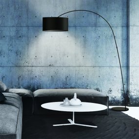 Lampadaire en arc moderne...