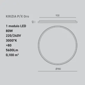 LED-Deckenleuchte Gea Luce...