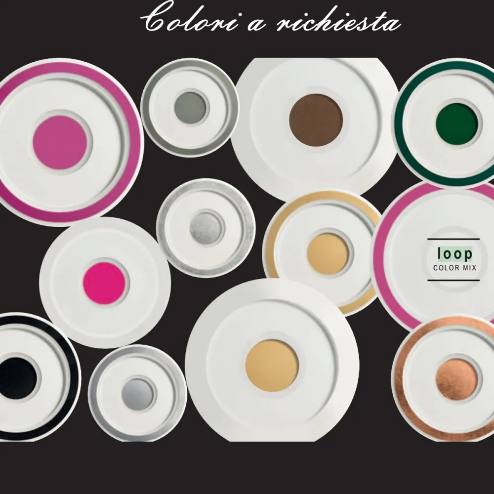 Promoingross LOOP T WH moderne Deckenleuchte