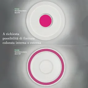 Plafoniera moderna Promoingross LOOP T WH