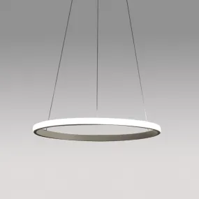 Lampadario moderno Gea Luce IOLE S1 28W LED alluminio