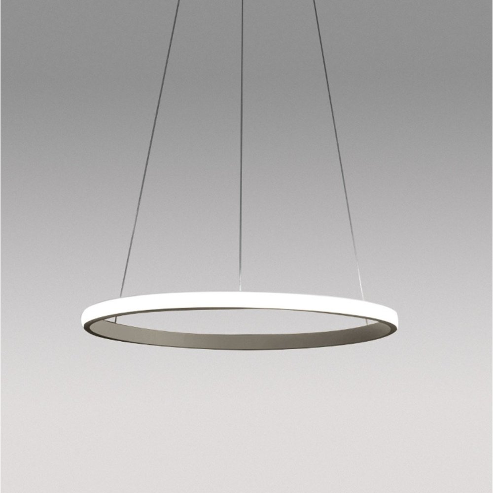 Lampadario moderno Gea Luce IOLE S1 28W LED alluminio