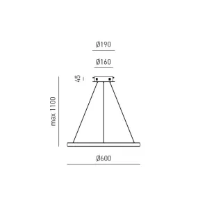 Klassischer Kronleuchter Gea Luce IOLE S1 GOLD 28W LED