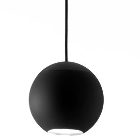 Lampadario moderno Gea Luce GUYA S1 LED nero