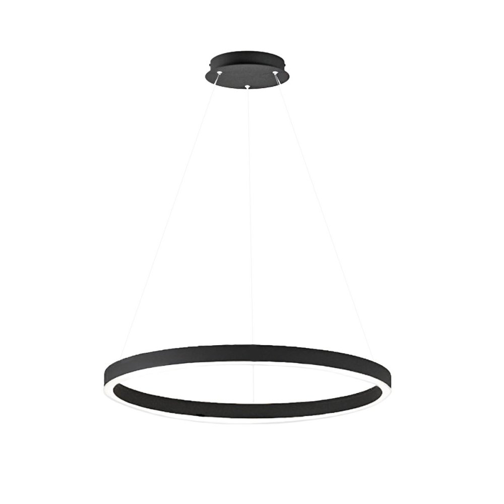 Lampadario moderno Gea Luce CRISEIDE SG N LED alluminio sospensione