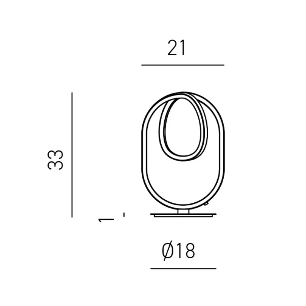 Pantalla moderna Gea Luce DIVA L T LED